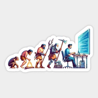 Evolution Sticker